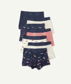 Lot 5 boxers garçon imprimé