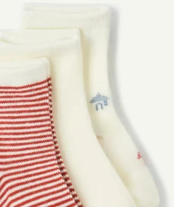 Lot chaussettes bébé garçon imprimé et rayé
