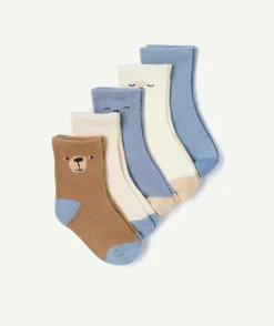 Lot chaussettes bébé garçon motifs animaux
