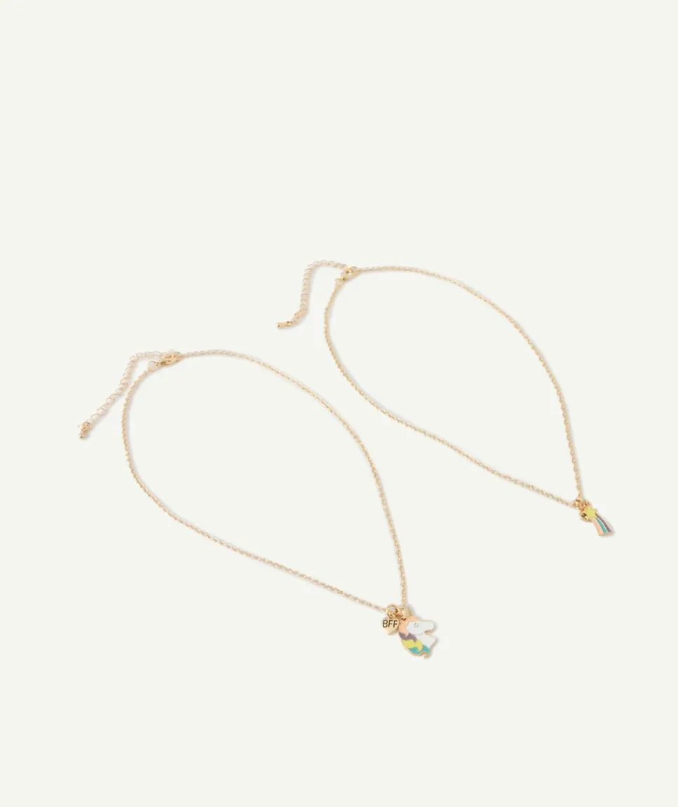 Lot colliers fille pendentifs licorne bff