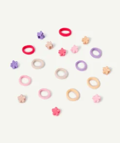 Lot d'accessoires cheveux colorés bébé fille
