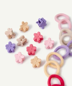 Lot d'accessoires cheveux colorés bébé fille