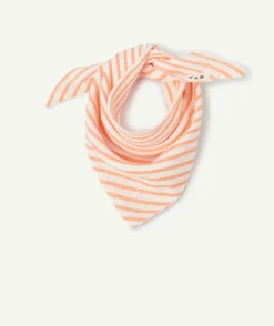 Lot de 2 bandanas bébé fille 100% coton avec imprimés colorés