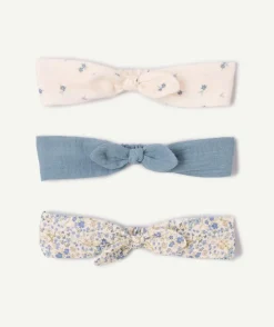 Lot de 3 bandeaux bébé fille imprimés