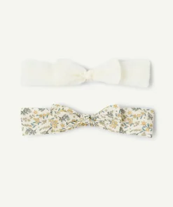 Lot de 2 bandeaux bébé fille imprimé fleuri