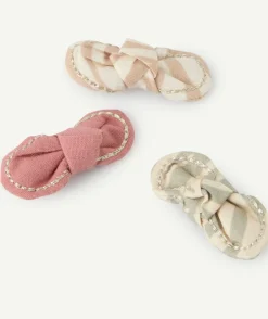 Lot de 3 barrettes cheveux bébé fille nœuds