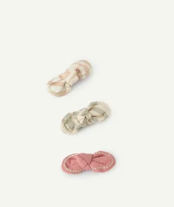 Lot de 3 barrettes cheveux bébé fille nœuds