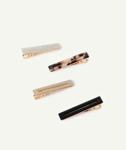 Lot de 4 barrettes pour fille tendance