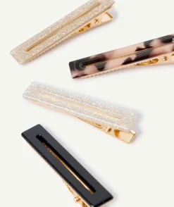 Lot de 4 barrettes pour fille tendance