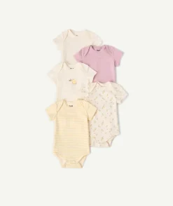 Lot de bodies bébé fille imprimés