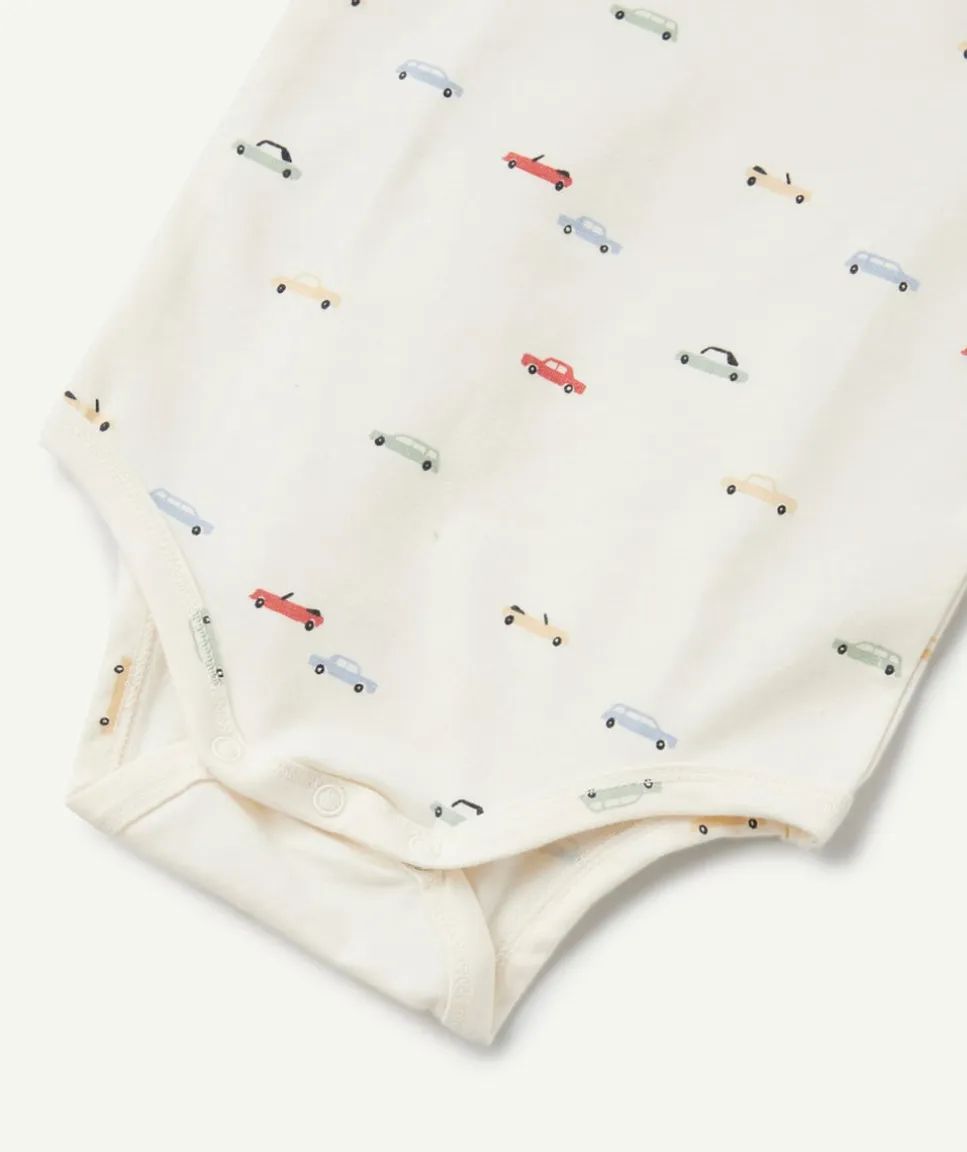 Lot de 3 bodies bébé garçon coton imprimé