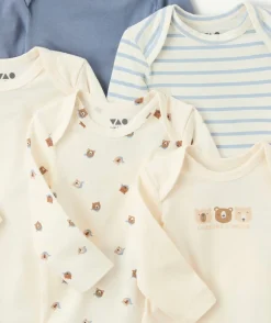 Lot de 5 bodies naissance imprimés