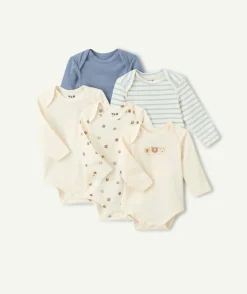 Lot de 5 bodies naissance imprimés