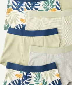 Lot de 7 boxers garçon imprimé tropical