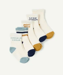Lot de 5 chaussettes bébé garçon