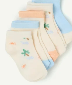 Lot de chaussettes bébé garçon imprimé coton