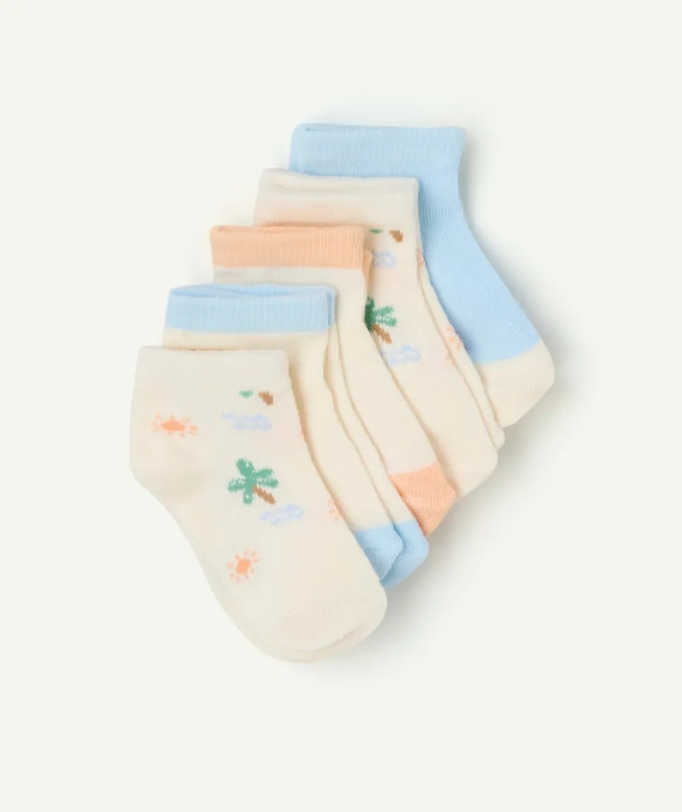 Lot de chaussettes bébé garçon imprimé coton