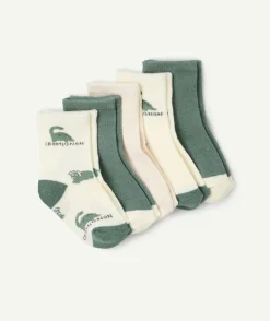 Lot de chaussettes bébé garçon imprimé dinosaure