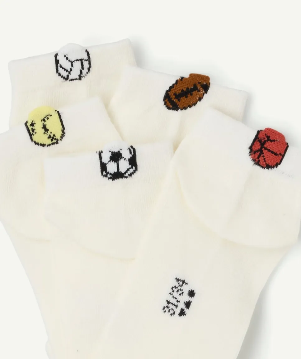 Lot de chaussettes garçon avec imprimés sport
