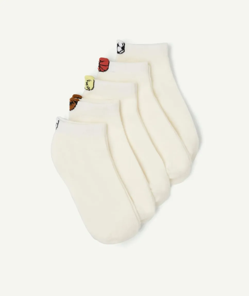 Lot de chaussettes garçon avec imprimés sport