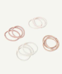 Lot de chouchous roses fille