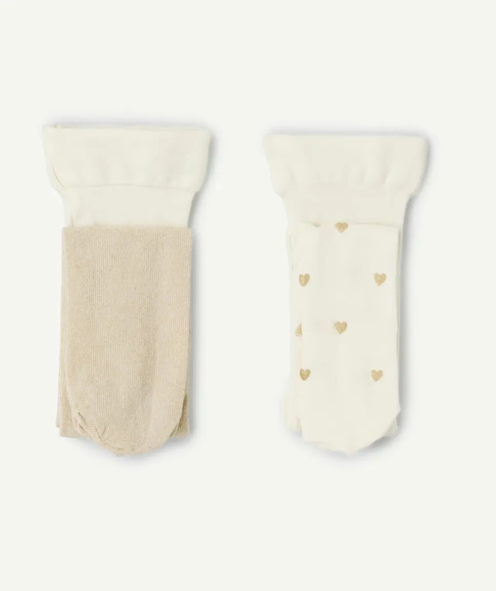 Lot de collants fille coton imprimé
