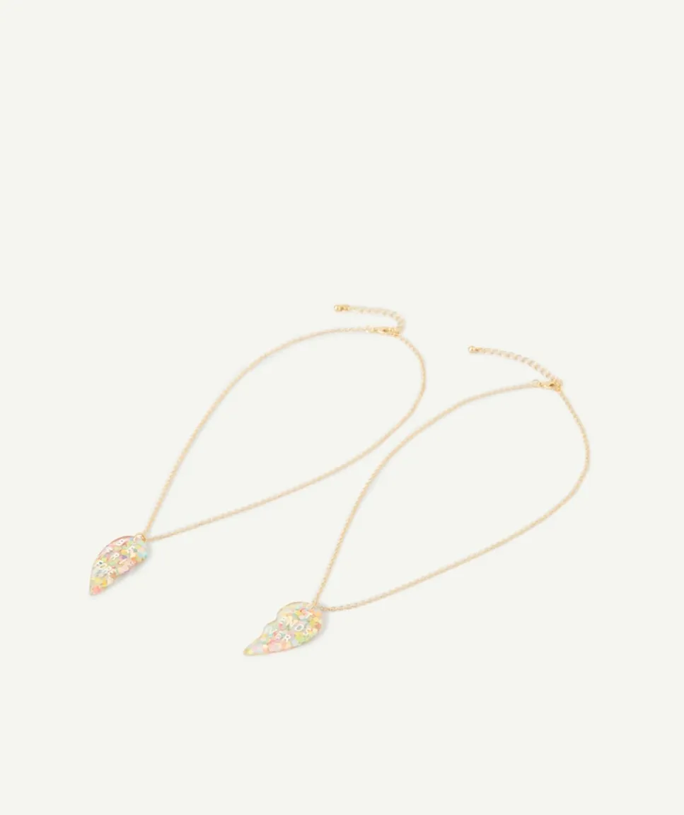 Lot de 2 colliers duo pour fille