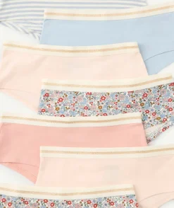 Lot de 7 culottes colorées fille