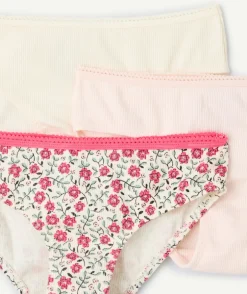 Lot de culottes fille imprimé