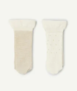 Lot de deux paires de chaussettes coton