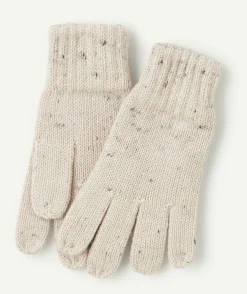 Lot de 2 gants beige garçon