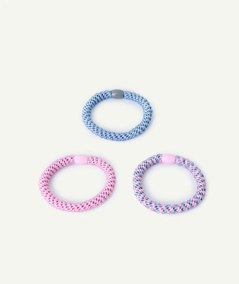 Lot de 3 élastiques fille multicolores