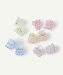 Lot de mini pinces à cheveux colorées