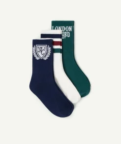 Lot de 3 paires de chaussettes garçon