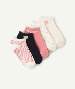 Lot de 5 paires de socquettes fille