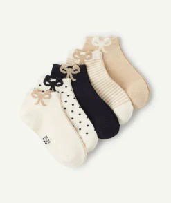 Lot de 5 paires de socquettes fille