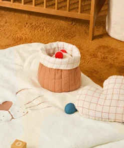 Lot de paniers de rangement à carreaux
