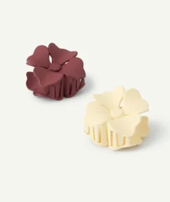 Lot de 2 pinces cheveux fille fleurs