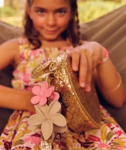 Lot de pinces à cheveux fleur pour fille