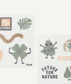 Lot de 2 planches de stickers thème nature