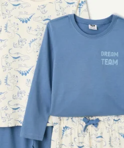 Lot de 2 pyjamas coton garçon imprimé