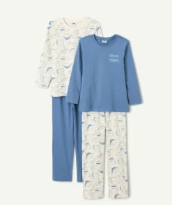 Lot de 2 pyjamas coton garçon imprimé