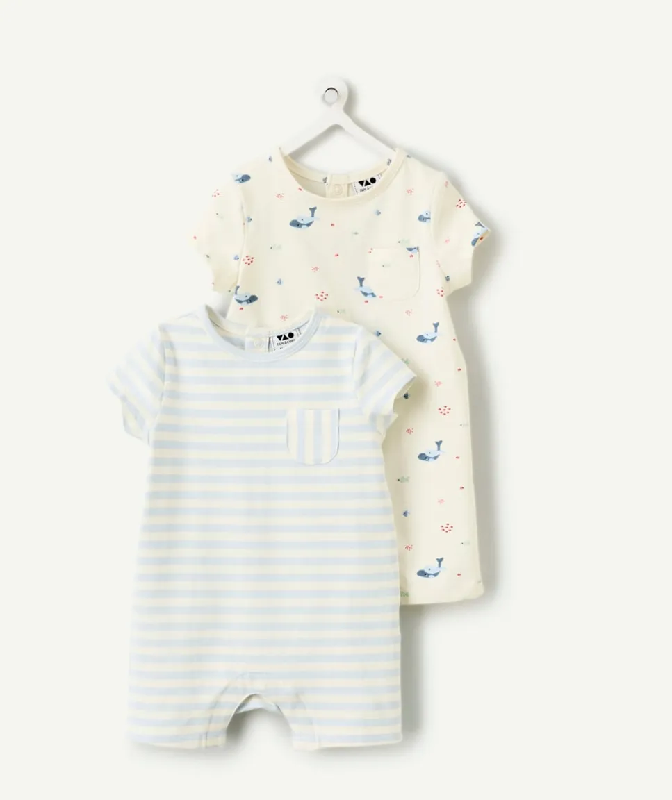 Lot de 2 pyjamas légers bébé garçon imprimé