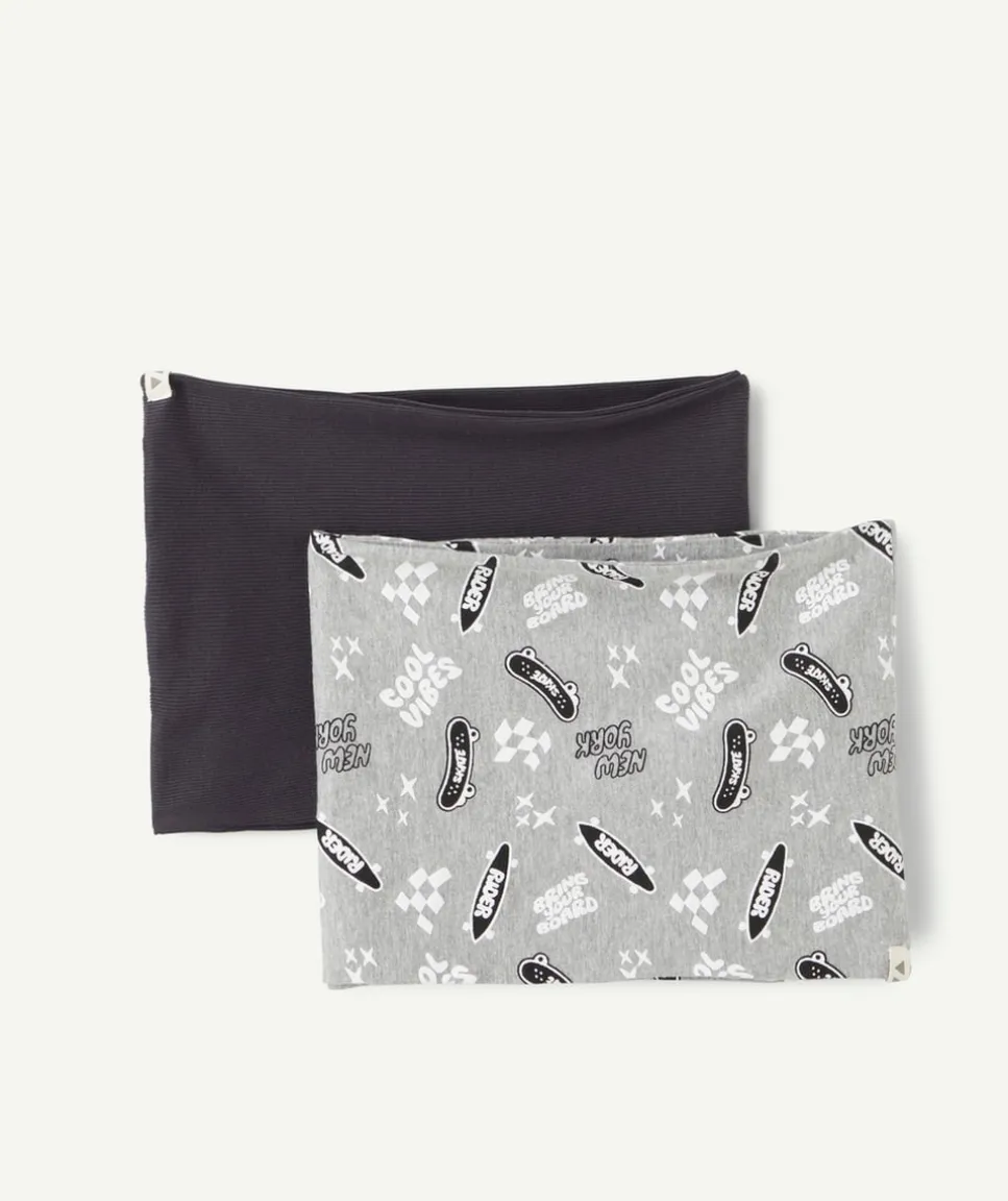 Lot de 2 snood garçon imprimé