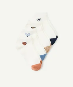 Lot de socquettes garçon motifs sport
