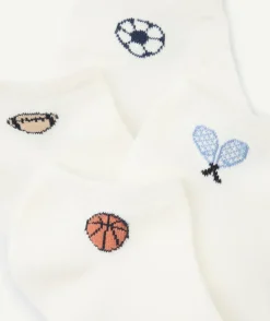 Lot de socquettes garçon motifs sport