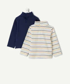 Lot de 2 sous-pulls cols roulés garçon