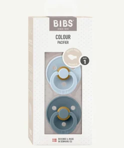 Lot de 2 tétines anatomiques bleues