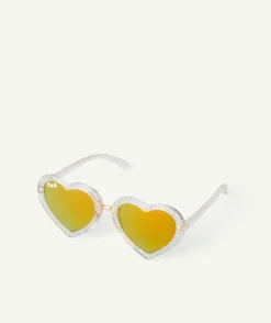 Lunettes de soleil bébé fille forme cœur