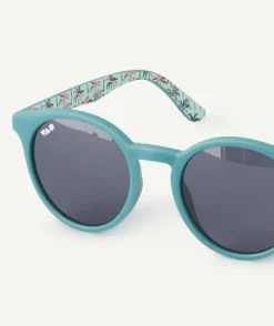 Lunettes de soleil garçon vert imprimé